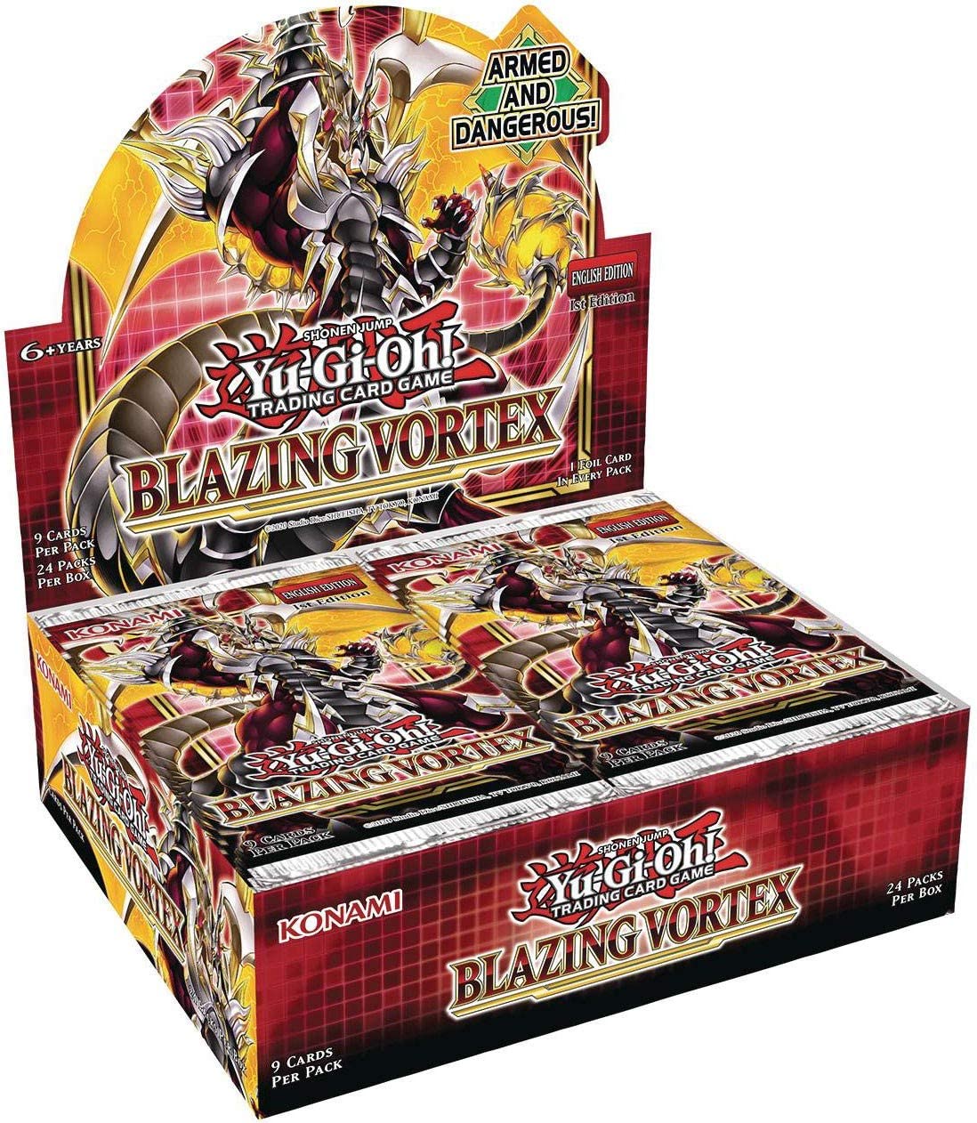 Konami Yu-Gi-Oh Blazing Vortex card art spotlight highlights dramatic visuals for collectors and players