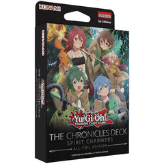 Konami Yu-Gi-Oh Chronicles Spirit Charmers All-Foil Edition cards—premium foil shine for collection and play.