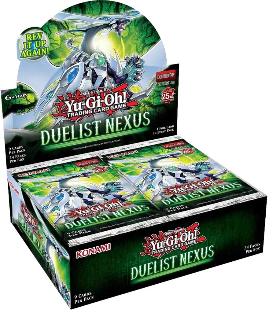Konami Yu-Gi-Oh! Duelist Nexus booster box sealed, ideal for collectors and deck-building.