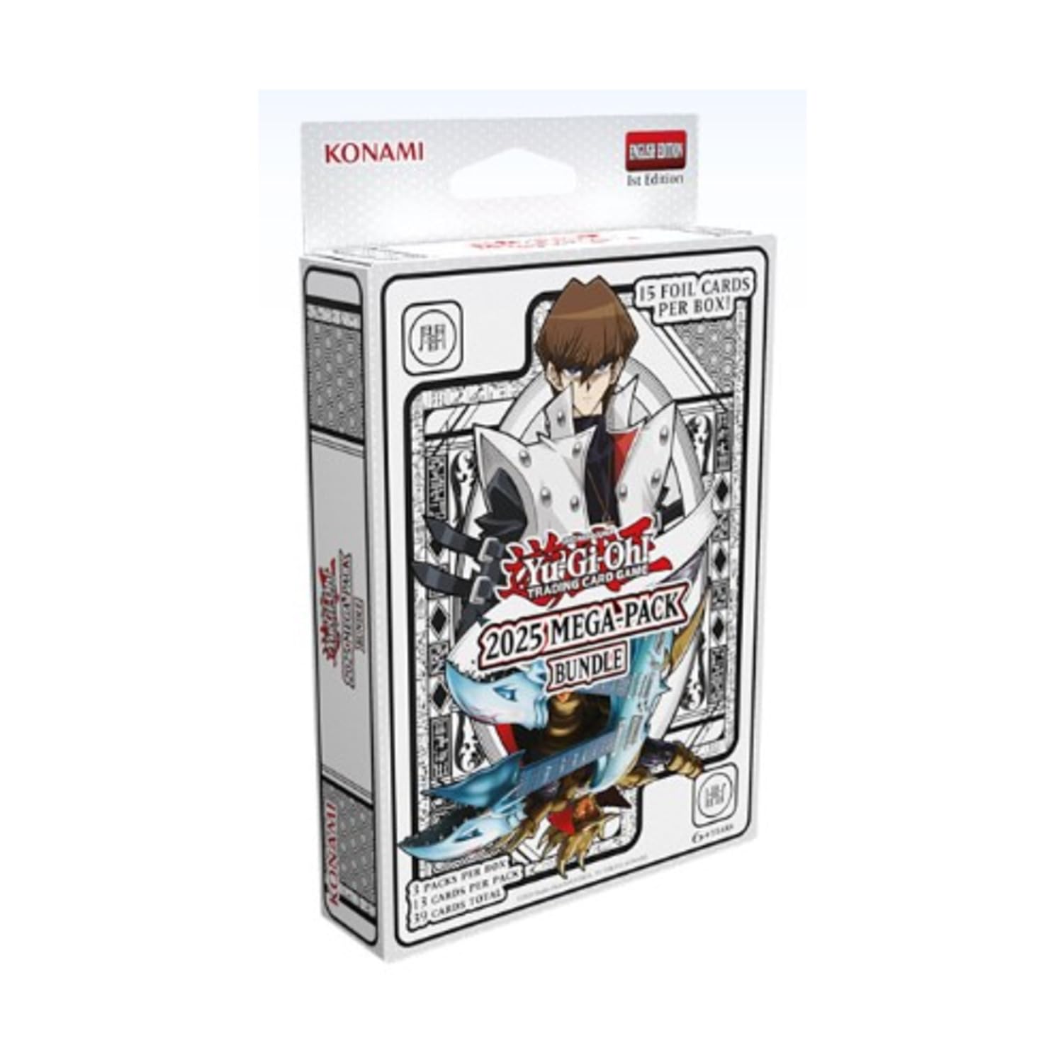 Konami Yu-Gi-Oh! Mega Pack Bundle random art pack 3 is ideal for opening sessions and collecting.