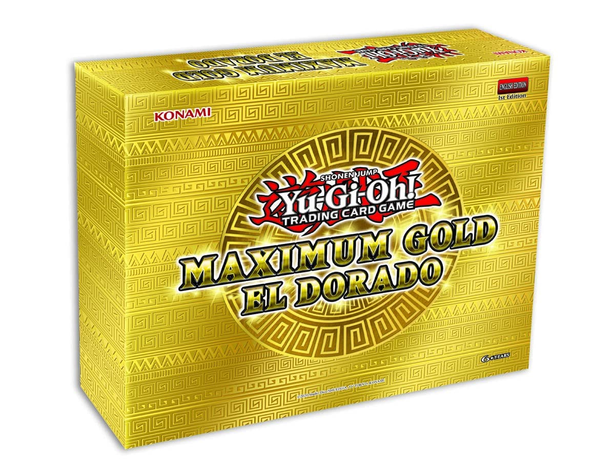 Konami Yu-Gi-Oh! Maximum Gold El Dorado holo cards spread reveals variety and collectability.