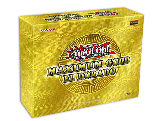 Konami Yu-Gi-Oh! Maximum Gold El Dorado holo cards spread reveals variety and collectability.