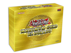 Konami Yu-Gi-Oh! Maximum Gold El Dorado pack front view highlights premium gold rares.