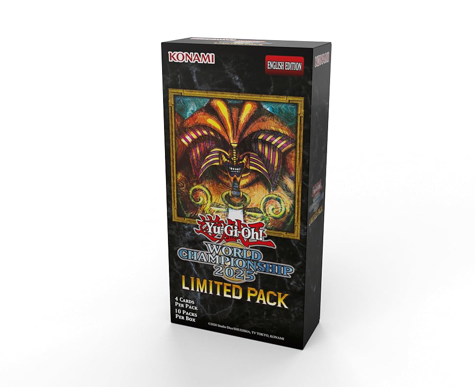Konami Yu-Gi-Oh! WCS 2025 Limited Pack booster box sealed back view for collectors.