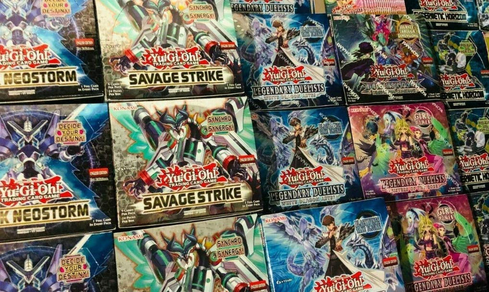 Konami Yugioh card types variety highlights common and rare picks for customization.