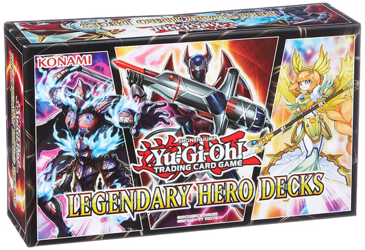 Konami Yu-Gi-Oh Legendary Hero Destiny Hero deck in action, fusion-ready gameplay.