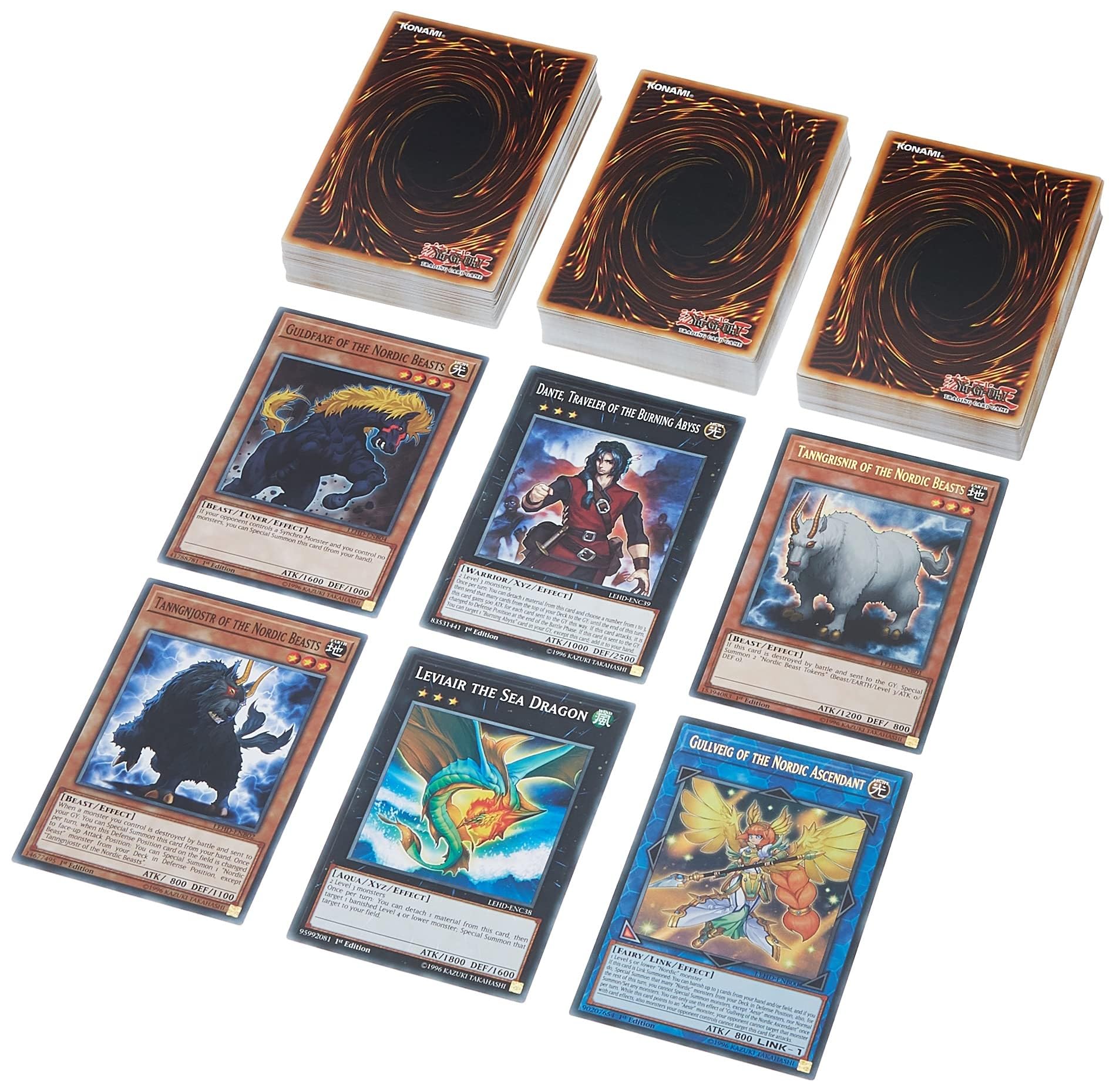 Konami Yu-Gi-Oh Legendary Hero new HERO Link monsters enabling flexible extra plays.