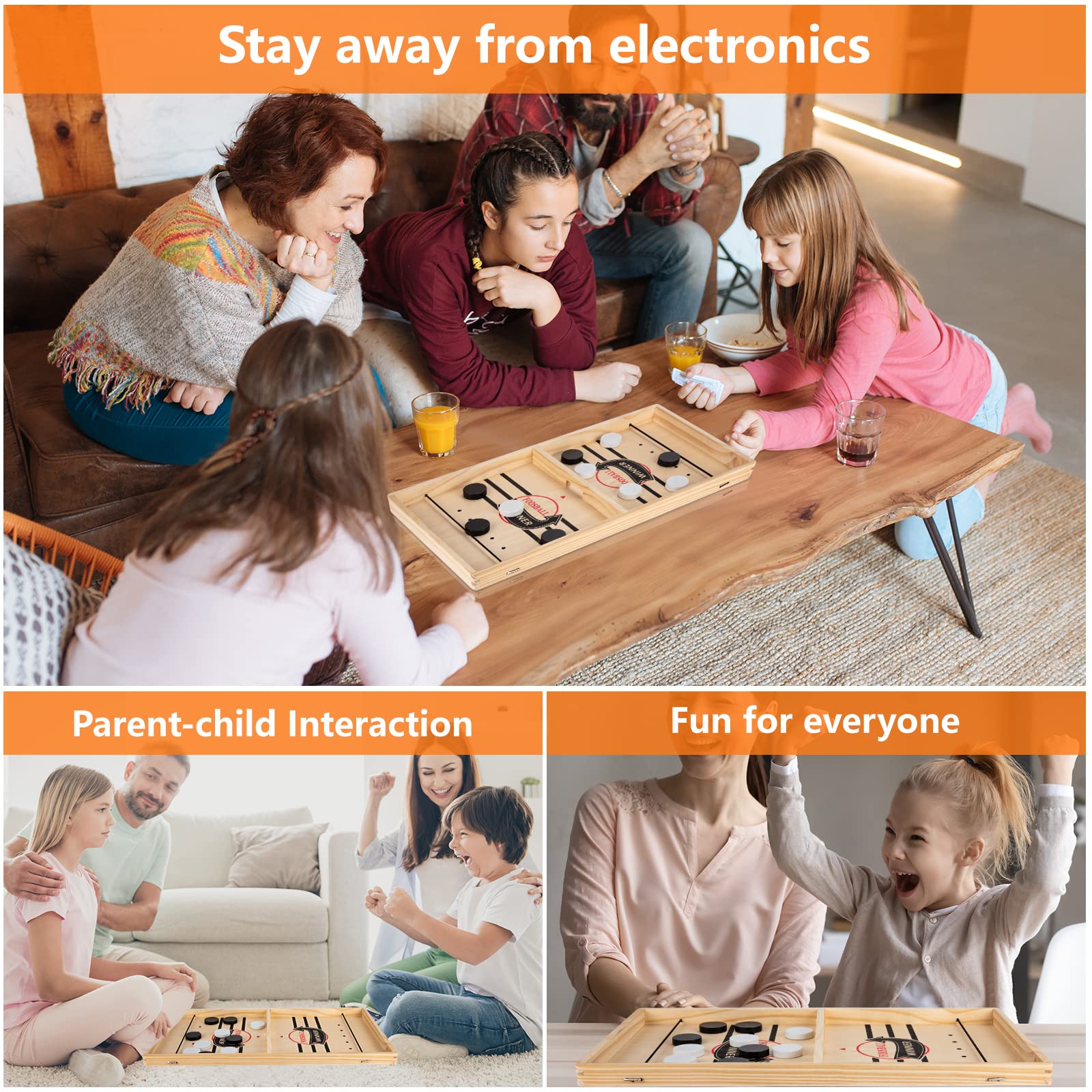 Kongwal Fast Sling Puck Game easy setup for fast play sessions.