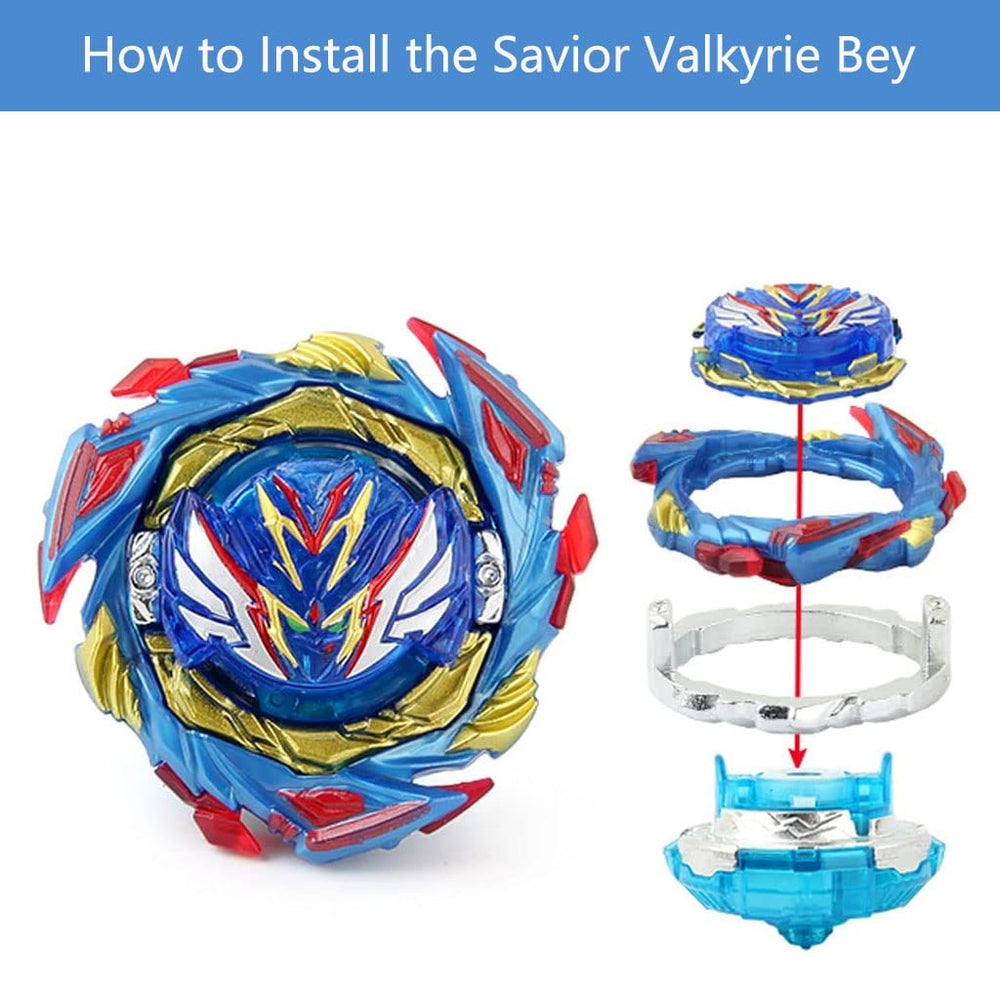 Konikiwa Savior Valkyrie top blue design for competitive play