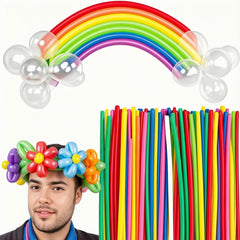Koogel 260 balloons in assorted colors for balloon animals and party decor