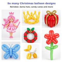 Koogel balloons used as ceiling fireworks and backdrop decorations at events