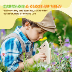 Koolpte Kids Microscope is portable and lightweight for on-the-go science