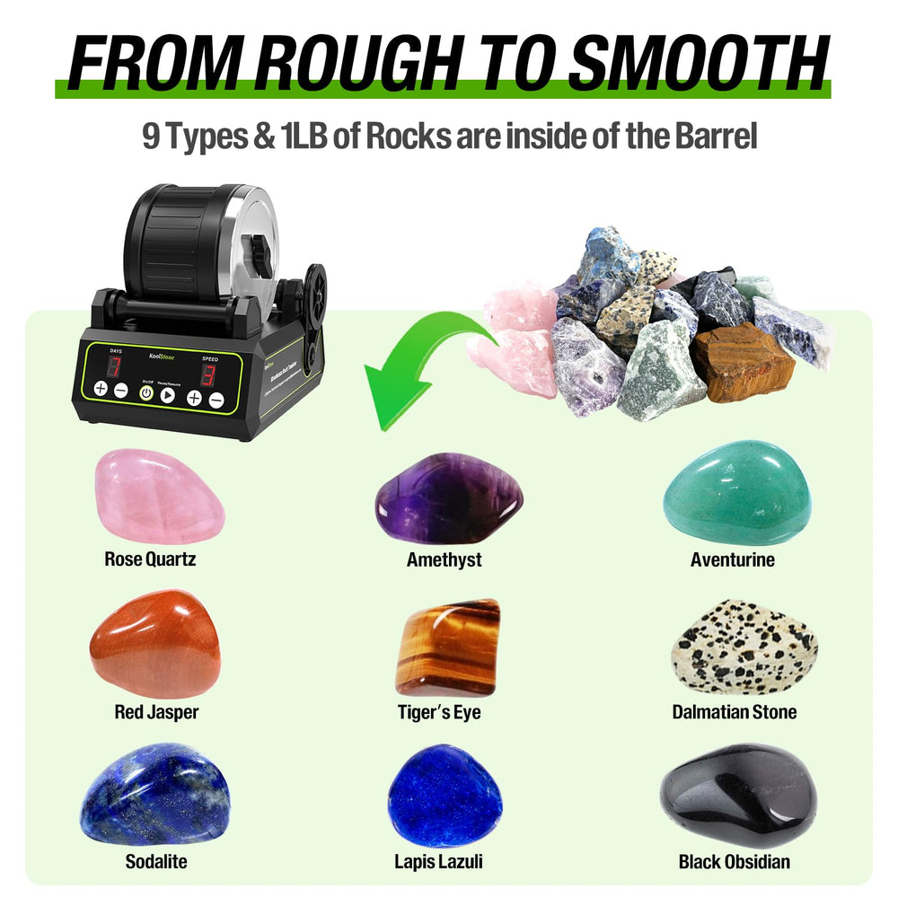 KoolStone C1 Pro rubber barrel reduces noise for quieter operation.