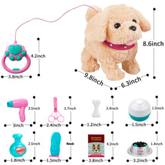 Koonie talking plush golden retriever remote-control operation for easy guidance.