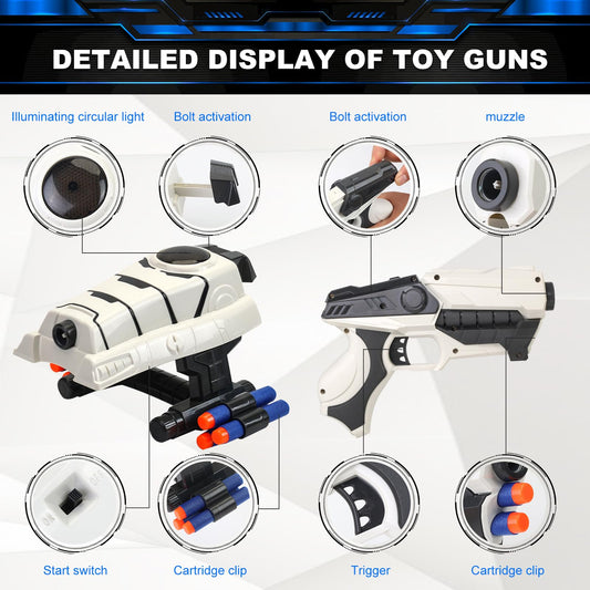 KooRare foam blaster darts set with 30 darts for indoor and outdoor use