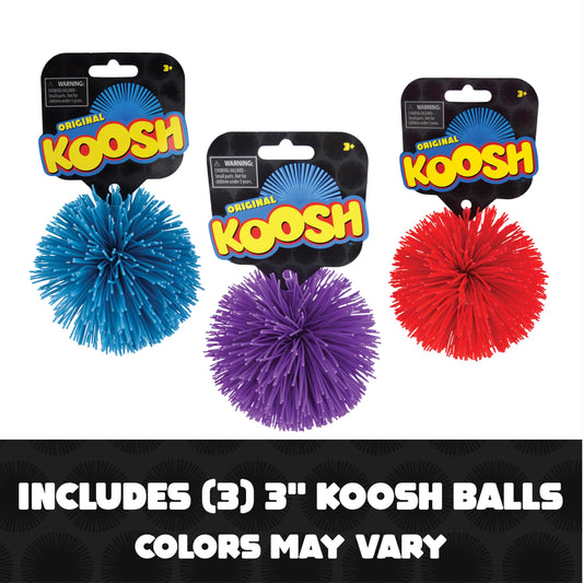 Koosh Balls 3 Inch close-up showing soft, tangled strands for easy catching.