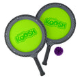 Koosh Double Paddle Playset paddles designed for fast bounce action indoors