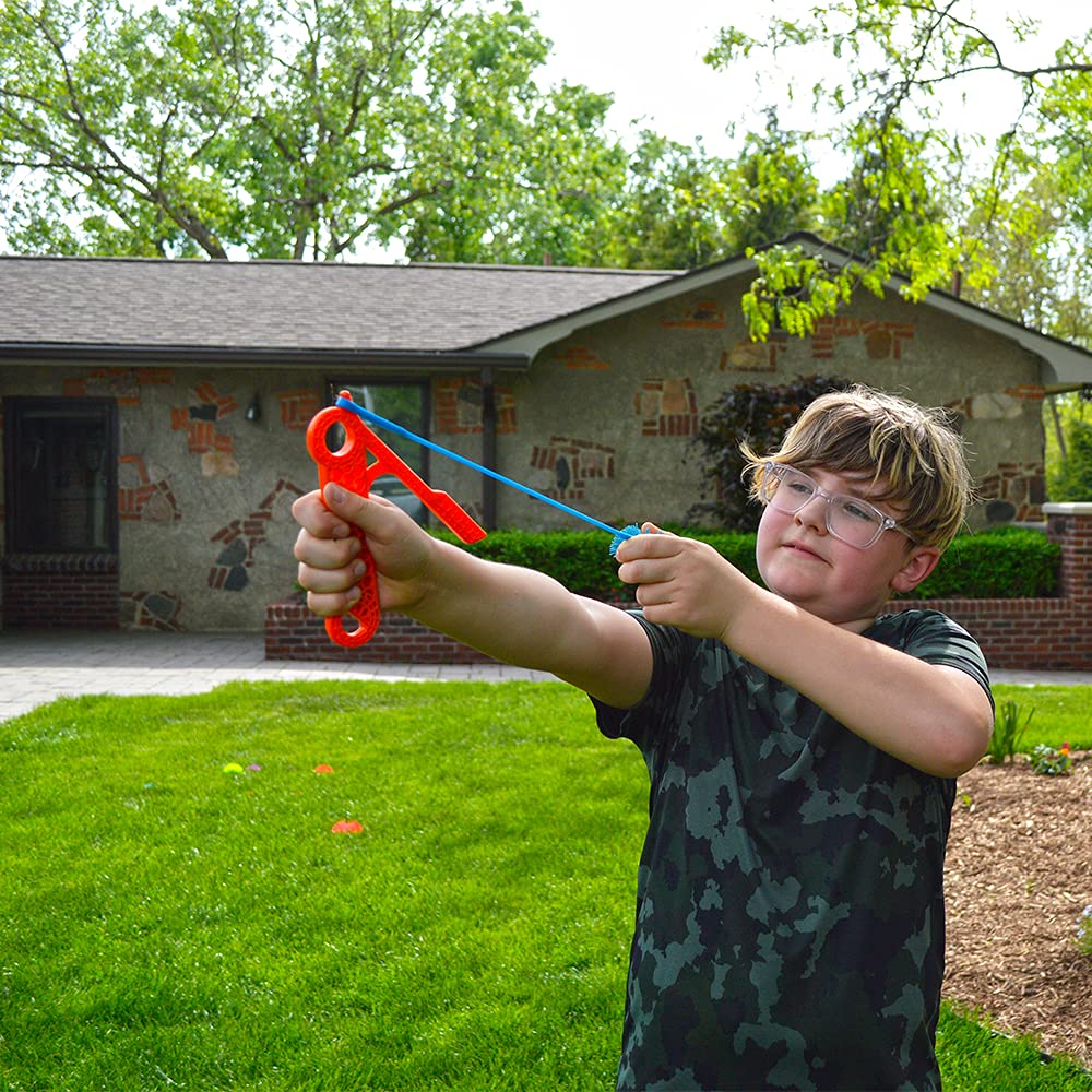 Koosh Flingshot family-friendly activity sparks outdoor creativity and pair play.