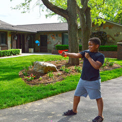 Koosh Flingshot safe design uses soft materials for gentle fun.