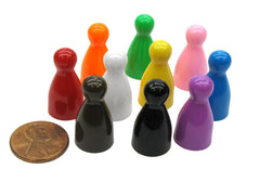 Koplow Games Halma pawns multicolor set of 10 for replacement pieces and color-coded play