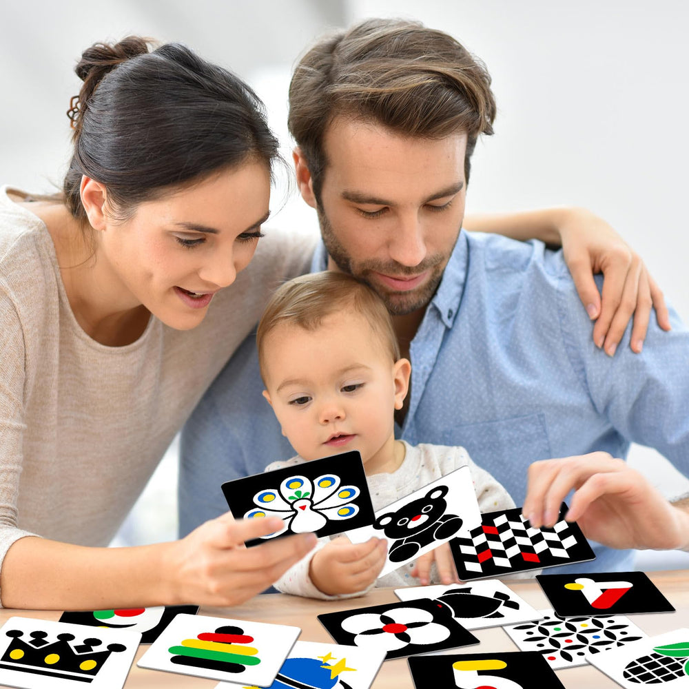 Kopokita visual-stimulation flashcards for newborn play and early exploration