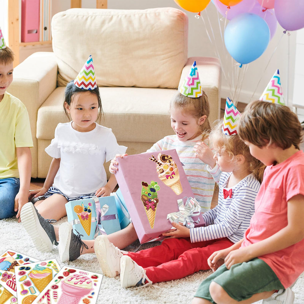 Kopokita easy-peel vinyl stickers simplify craft sessions for kids.