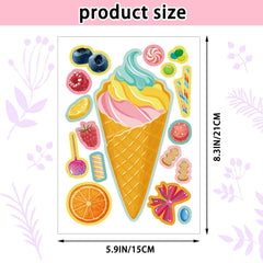 Kopokita face stickers collection provides expressive options for parties and crafts.