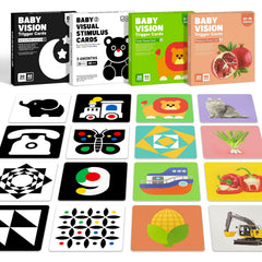 Kopokita high-contrast black and white cards for early visual focus and exploration.