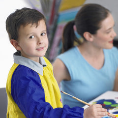 Kopokita smock back Velcro closure for easy on and off by kids.