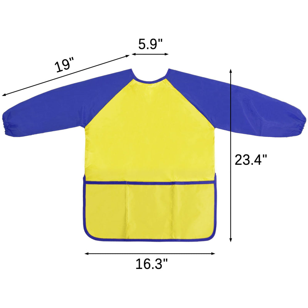 Kopokita art smock long sleeves protecting clothes during painting sessions.