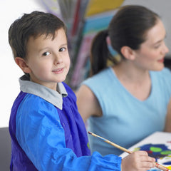 Kopokita waterproof polyester smock, BPA-free and quick-dry for repeated use
