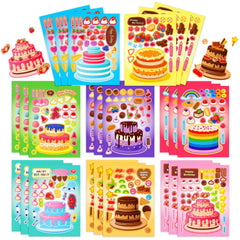 Kopokita Make Your Own Cake Stickers sheet 1 for creative cake decorating play