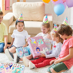 Kopokita mermaid sticker sheets in bright colors for celebrations