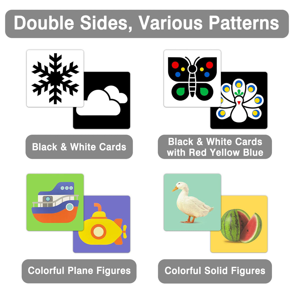 Kopokita rounded-corner cards ensure safe handling for small hands.