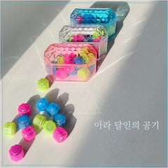 Korea Gonggi jack stone pebbles set multi-pack promotes shared play and quick setup.