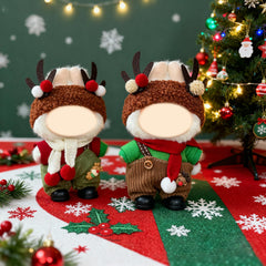 KORIYO reindeer headband on a 17cm doll, adds seasonal charm.