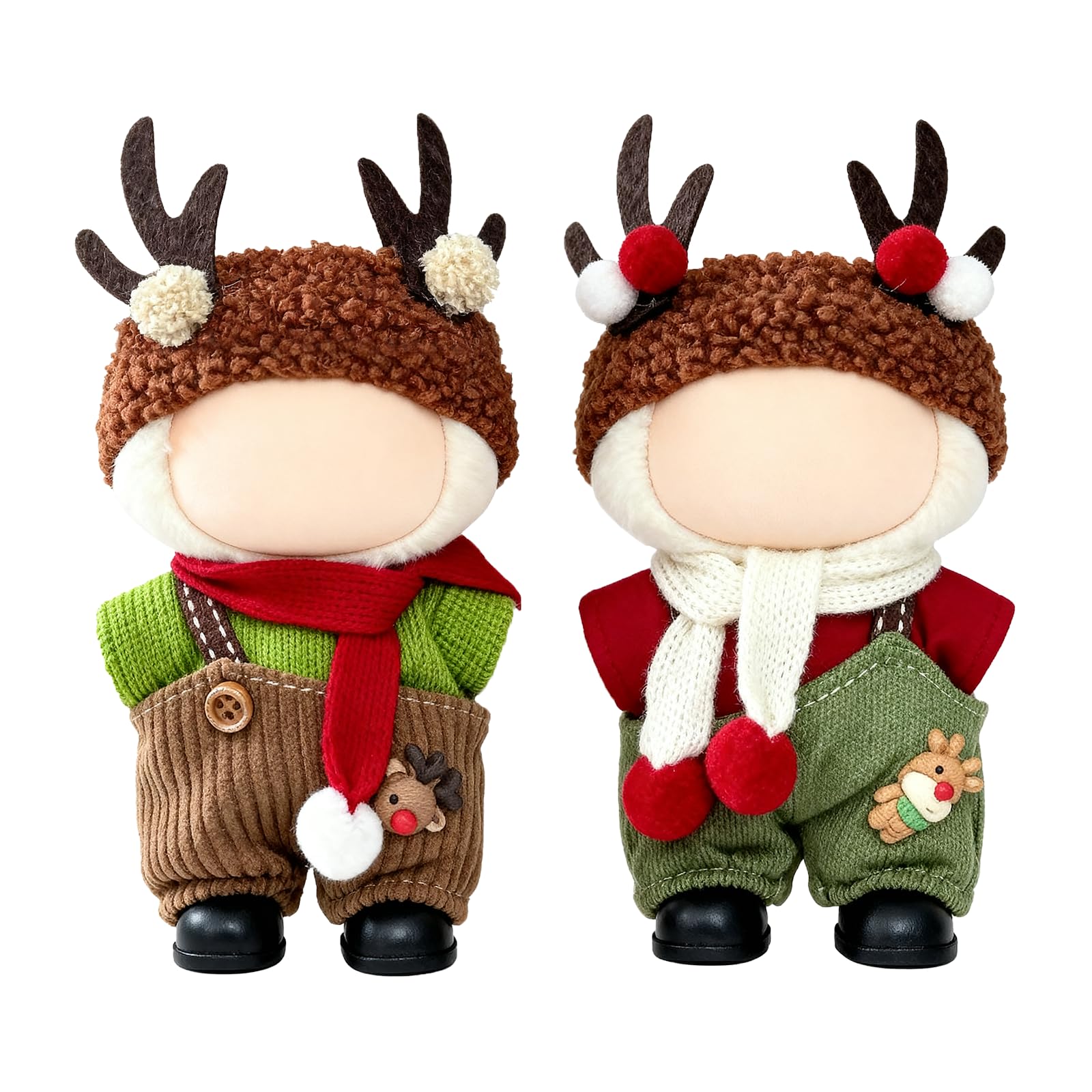 KORIYO Santa outfit for 17cm dolls, ideal for festive photoshoots.