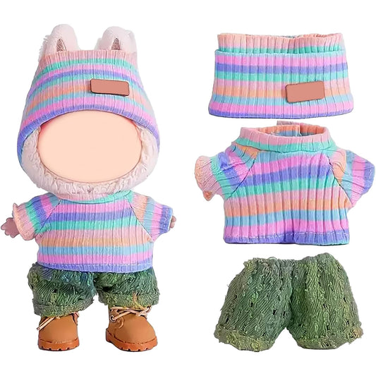 KORIYO 17cm doll sweater with hat—great for display and play
