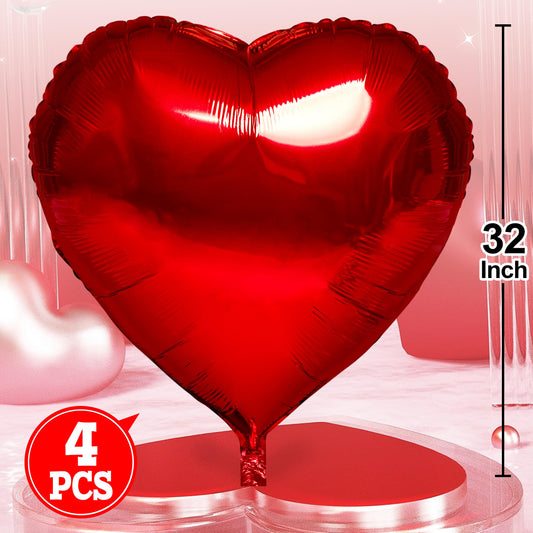 Kortes valentine heart balloon kit enhances intimate date night decor