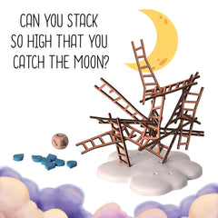 Kosmos Catch The Moon family game night setup on a cozy table