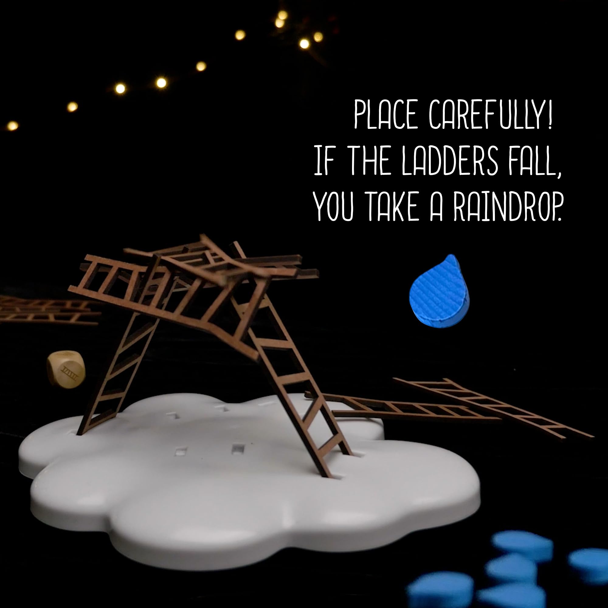 Kosmos Catch The Moon tower sways as ladders shift during play