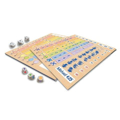 Thames & Kosmos Lost Cities Roll & Write compact play area enables fast turns.