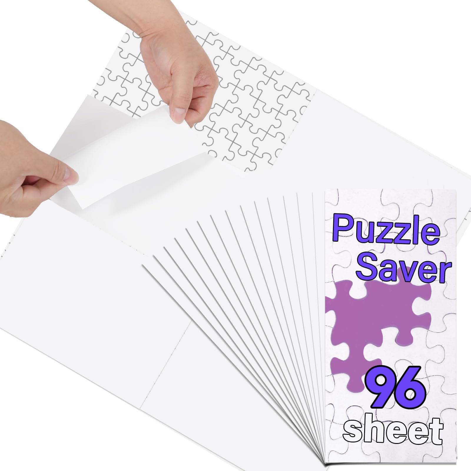KOSTBAR Puzzle Glue Sheets back-sticker preserves finished puzzles with easy, mess-free application.