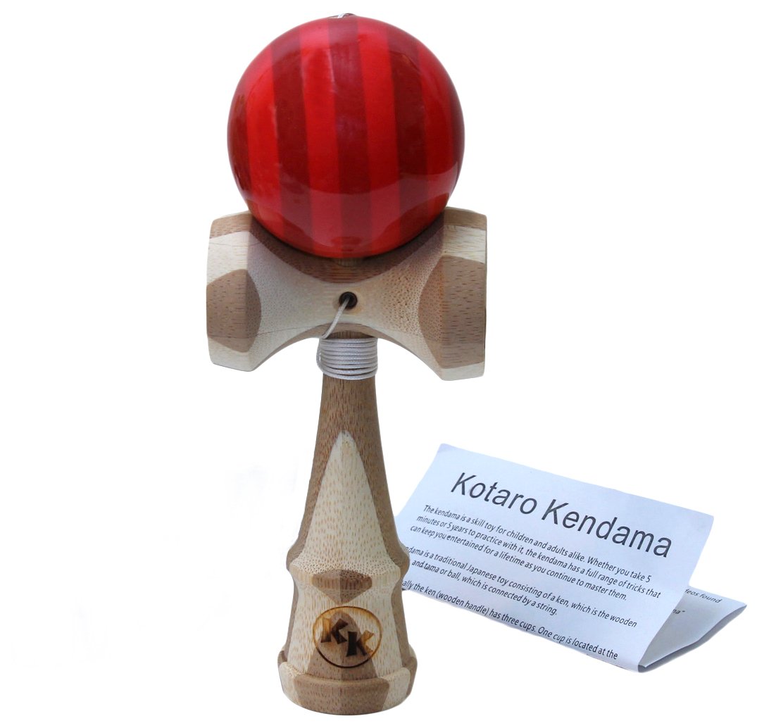 Kotaro Pro Bamboo Kendama spike detail for clean, accurate contact.