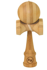 Kotaro Pro Bamboo Kendama top view highlighting balanced build for fluid trick practice.