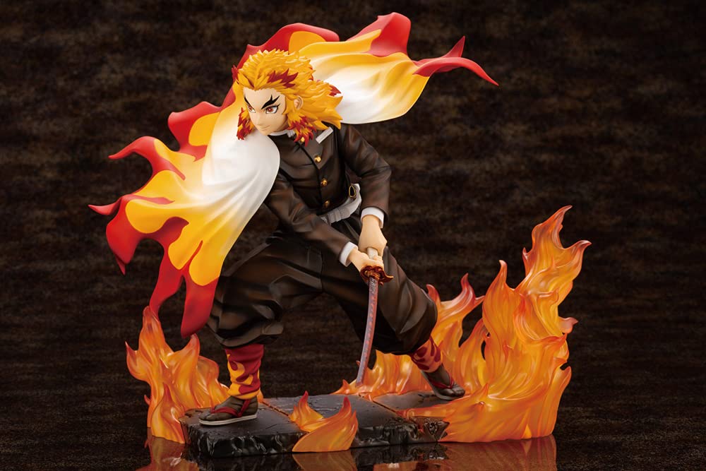 Kotobukiya PP927 Demon Slayer Kyojuro Rengoku figure diorama-ready for fans