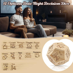 kowgical movie night dice pack held for spontaneous date ideas