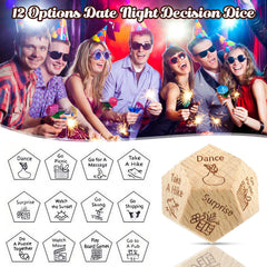 kowgical valentines day gift dice carved text ready to spark adventures.