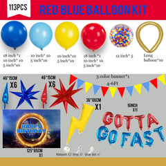 Kozee hedgehog themed decor complements video game cartoon or superhero party themes.