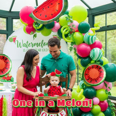 Kozee multicolor watermelon balloons set for versatile styling.